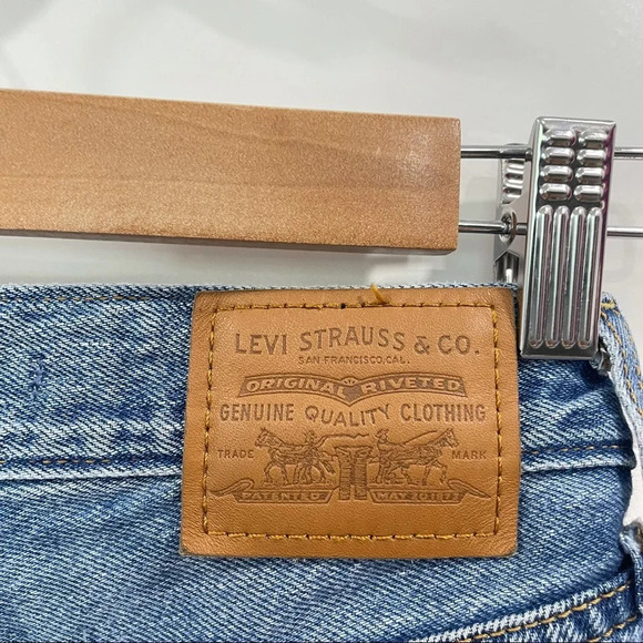 Levi's Ribcage Straight Ankle Jeans 24 - Picture 13 of 14